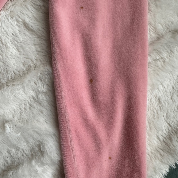 Juicy Couture Pink Graphic Velour Hoodie - Picture 4 of 6